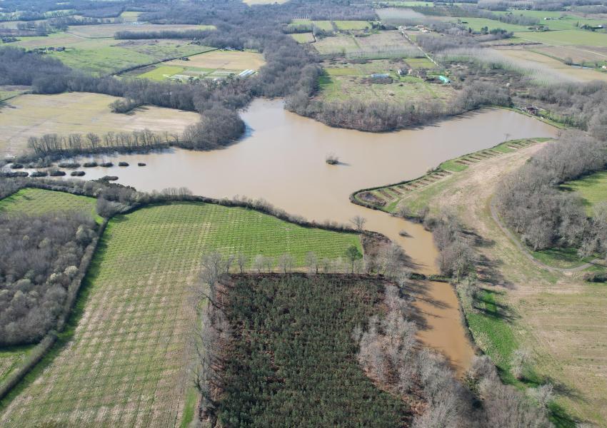 Propriété de chasse et de pêche dans les Landes