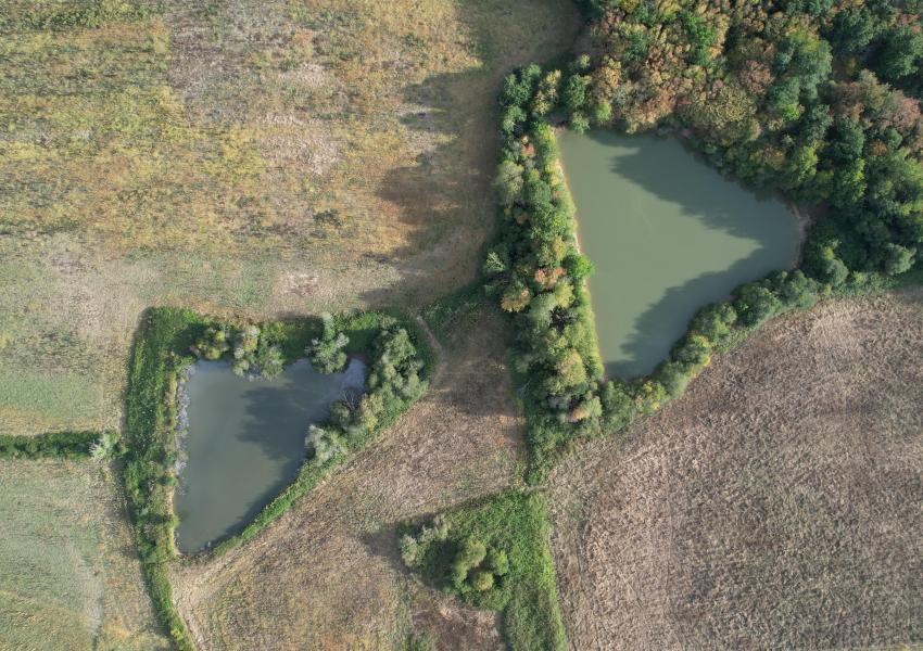 Propriété clôturée avec bâtis en Dordogne