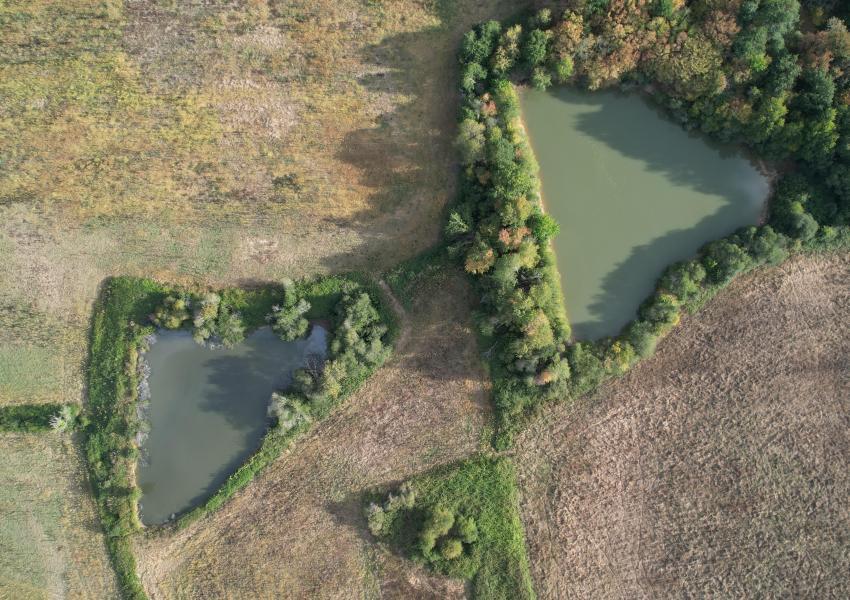 Propriété clôturée avec bâtis en Dordogne