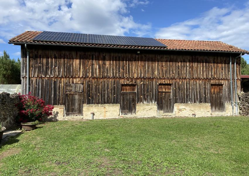 Maison d'habitation et son airial au cœur des Landes
