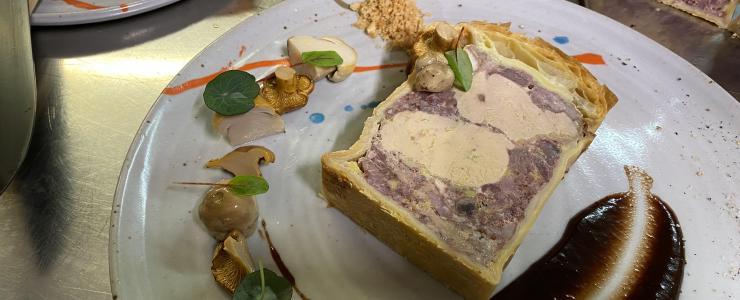 PÂTÉ EN CROÛTE TRUITE ET SAINT-JACQUES